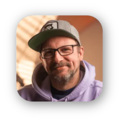 Kunde von echocast im Podcast-Studio